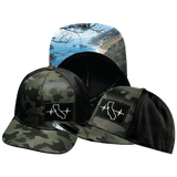 California Hat, Baseball Hat, Snapback Hat, Green Camo, Black, Mens Hat, Womens Hat, Main Picture