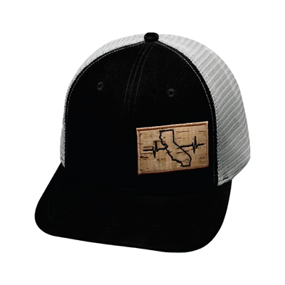 California Hat, Baseball Hat, Snapback Hat, Suede, Black, Gray, Mens Hat, Womens Hat, Front Picture
