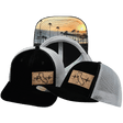 California Hat, Baseball Hat, Snapback Hat, Suede, Black, Gray, Mens Hat, Womens Hat, Main Picture