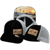 California Hat, Baseball Hat, Snapback Hat, Suede, Black, Gray, Mens Hat, Womens Hat, Main Picture