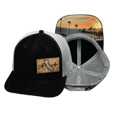 California Hat, Baseball Hat, Snapback Hat, Suede, Black, Gray, Mens Hat, Womens Hat, Main Picture
