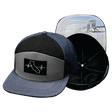 California Hat, Flat Bill, Snapback Hat, Navy, Gray, Black, Mens Hat, Womens Hat, Main Picture