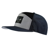 California Hat, Flat Bill, Snapback Hat, Navy, Gray, Black, Mens Hat, Womens Hat, Side Picture