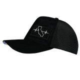 California Hat, Trucker Hat, Snapback Hat, Black, Mens Hat, Womens Hat, Side Picture