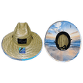 California Straw - Sun Hat - Seagulls