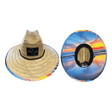 California Straw, Sun Hat, Sunset, Mens Straw Hat, Womens Straw Hat, Main Picture