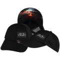 Camping Hat - Low Profile - Dad Hat - Black Hemp / Black - Soft Trucker Mesh