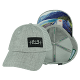 Camping Hat, Low Profile, Dad Hat, Snapback Hat, Heather Gray, Gray, Mens Hat, Womens Hat, Main Picture 
