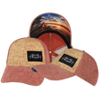 Camping Hat, Low Profile, Snapback Hat, Corduroy, Cork, Peach, Mens Hat, Womens Hat, Main Picture 