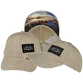 Camping Hat - Low Profile - Tan Hemp - Fabric Back