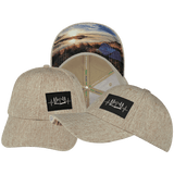 Camping Hat, Low Profile, Snapback Hat, Tan Hemp, Mens Hat, Womens Hat, Main Picture 