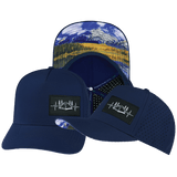 Camping Hat, Trucker Hat, Snapback Hat, Royal Blue, Mens Hat, Womens Hat, Main Picture