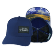 Camping Hat, Trucker Hat, Snapback Hat, Royal Blue, Mens Hat, Womens Hat, Main Picture