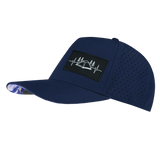 Camping Hat, Trucker Hat, Snapback Hat, Royal Blue, Mens Hat, Womens Hat, Side Picture
