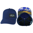 Camping Hat, Trucker Hat, Snapback Hat, Royal Blue, Mens Hat, Womens Hat, Main Picture