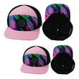 Color Vibes Hat Bundle, Flat Bill, Snapback Hat, Aurora, Pink. Black, Mens Hat, Womens Hat, Main Picture