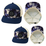 Color Vibes Hat Bundle, Flat Bill, Snapback Hat, Artist Flow, Navy, Cream, Mens Hat, Womens Hat, Main Picture