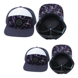 Color Vibes Hat Bundle, Flat Bill, Snapback Hat, Blue Fall Camo, Charcoal, White, Mens Hat, Womens Hat, Main Picture