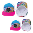 Color Vibes Hat Bundle, Flat Bill, Snapback Hat, Candy Land, Neon Pink, Neon Blue, White, Mens Hat, Womens Hat, Main Picture  