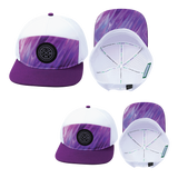 Color Vibes Hat Bundle, Flat Bill, Snapback Hat, Purple Glaze, Purple, White, Mens Hat, Womens Hat, Main Picture