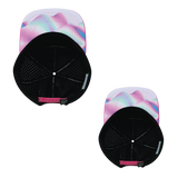  Color Vibes Hat Bundle, Flat Bill, Snapback Hat, Holograph, Neon Pink, Neon Blue, Black, Mens Hat, Womens Hat, Underbill Picture