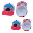 Color Vibes Hat Bundle, Flat Bill, Snapback Hat, Pixi Dust, Neon Peach, Neon Blue, White, Mens Hat, Womens Hat, Main Picture 