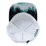 Color Vibes Hat, Flat Bill, Snapback Hat, City Drip, Black, Blue, White, Mens Hat, Womens Hat, Underbill Picture 