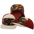 Color Vibes Hat, Flat Bill, Snapback Hat, Rustic River, Cream, Red Rock, Mens Hat, Womens Hat, Main Picture 