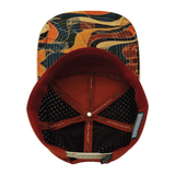 Color Vibes Hat, Flat Bill, Snapback Hat, Rustic River, Cream, Red Rock, Mens Hat, Womens Hat, Underbill Picture   