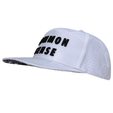 Common Sense Hat, Flat Bill, Snapback Hat, White Camo, Mens Hat, Womens Hat, Side Picture
