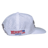 Common Sense Hat, Flat Bill, Snapback Hat, White Camo, Mens Hat, Womens Hat, Side Picture