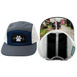 Dog Hat hat, 5 Panel Hat, Snapback, Charcoal, Navy, White, Mens Hat, Womens Hat, Main Picture