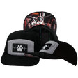 Dog Hat, 5 Panel Hat, Snapback, Corduroy, Black, Gray, Mens Hat, Womens Hat, Main Picture