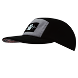 Dog Hat, 5 Panel Hat, Snapback, Corduroy, Black, Gray, Mens Hat, Womens Hat, Side Picture