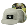 Dog Hat, 5 Panel Hat, Snapback, Corduroy, Sand, Mens Hat, Womens Hat, Main Picture