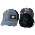 Dog Hat, Baseball Hat, Snapback Hat, Charcoal, Black, Mens Hat, Womens Hat, Main Picture