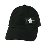 Dog Hat, Dad Hat, Snapback, Black, Mens Hat, Womens Hat, Front Picture