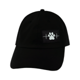 Dog Hat, Dad Hat, Snapback, Black, Mens Hat, Womens Hat, Front Picture