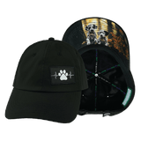 Dog Hat, Dad Hat, Snapback, Black, Mens Hat, Womens Hat, Main Picture