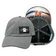 Dog Hat, Dad Hat, Snapback, Corduroy, Charcoal, Mens Hat, Womens Hat, Main Picture