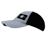Dog Hat, Dad Hat, Snapback, Heather Gray, Black, Mens Hat, Womens Hat, Side Picture