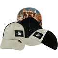Dog Hat - Low Profile - Ponytail - Tan / Black - Laser Mesh