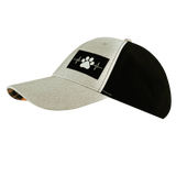 Dog Hat, Low Profile, Ponytail, Snapback Hat, Tan, Black, Mens Hat, Womens Hat, Side Picture