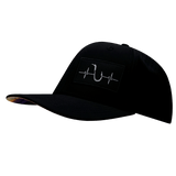 Fishing Hat, Baseball Hat, Snapback Hat, Black, Mens Hat, Womens Hat, Side Picture