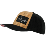 Fishing Hat, Baseball Hat, Snapback Hat, Cork, Black, Mens Hat, Womens Hat, Side Picture