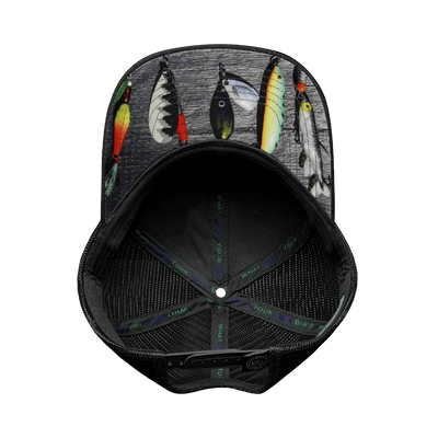 Fishing Hat, Baseball Hat, Snapback Hat, Cork, Charcoal Gray, Mens Hat, Womens Hat, Underbill Picture