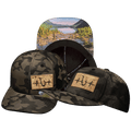 Fishing Hat - Baseball Hat Fit - Tan Camo - Laser Mesh