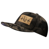 Fishing Hat, Baseball Hat, Snapback Hat, Tan Camo, Mens Hat, Womens Hat, Side Picture