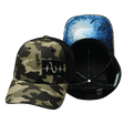 Fishing Hat, Low Profile, Ponytail, Snapback Hat, Light Camo, Black, Mens Hat, Womens Hat, Main Picture