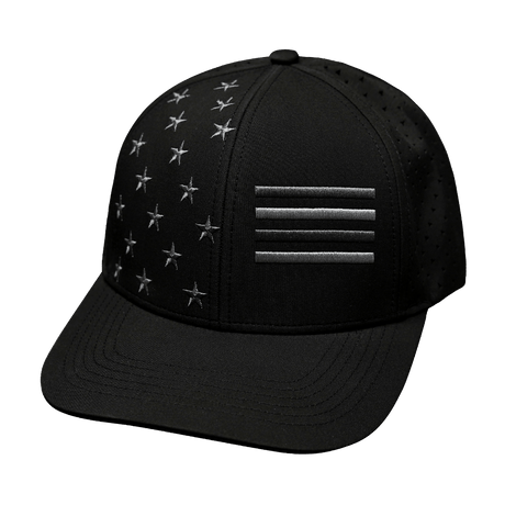 Flag Hat, Baseball Hat, Snapback Hat, Black  Mens Hat, Womens Hat, Front Picture